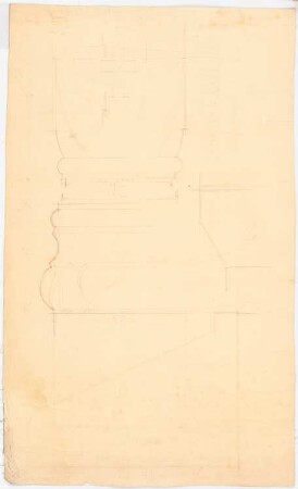 Collegium Bernhardinum, Attendorn: Säulenkapitell und -basis (1:1)