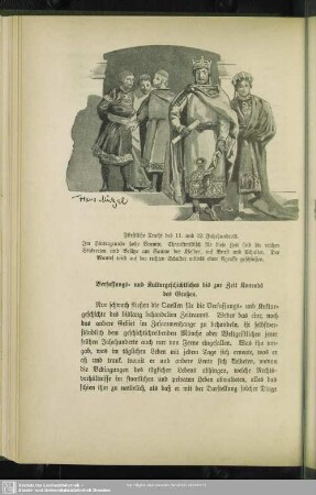 Verfassungs- und Kulturgeschichtliches bis zur Zeit Konrads des Großen