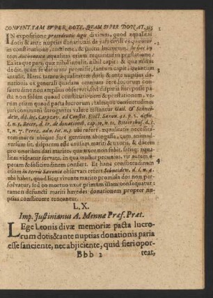 L. X. Imp. Justinianus A. Mennae Praef. Praet.