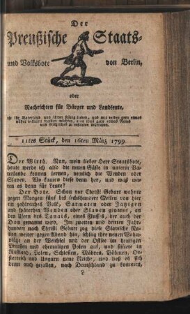 11tes Stück, den 16ten März 1799
