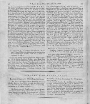 Freyberg, M. P.: Die Löwenritter. München: Lindauer 1826