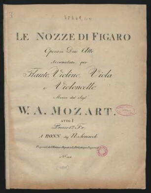 Atto 1: Le Nozze Di Figaro