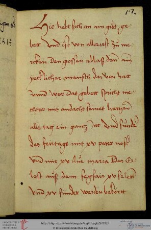 Fünfzehn Paternoster und Ave Maria (Ablassgebet)