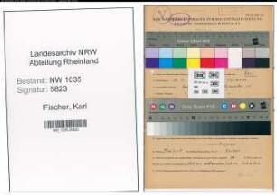 Entnazifizierung Karl Fischer , geb. 10.12.1897 (Steiger)