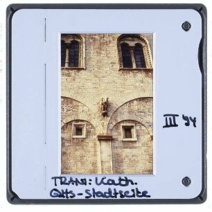 Trani, Kathedrale San Nicola Pellegrino : Südliche Querhausstirn