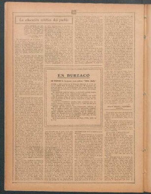 La educación estética del pueblo