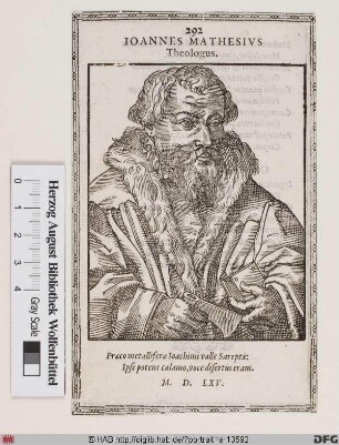 Bildnis Johann Mathesius (Matthesius) (I)