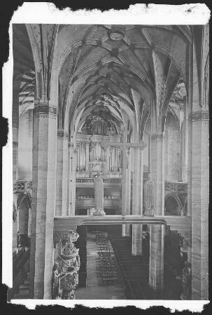 Freiberg. Dom, Blick nach der Orgel