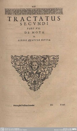 Pars VII. De Motu.