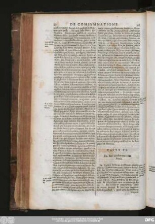 Caput VI. De fine consummatione seculi.