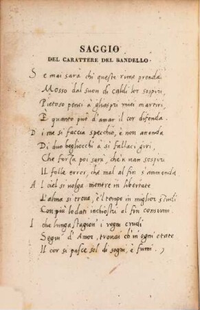 Rime di Matteo Bandello