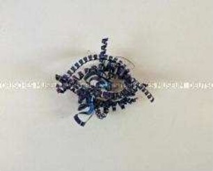 Christbaumschmuck: Eisenschrott (blaues Ornament)