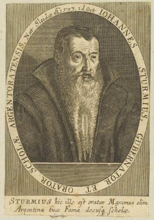 Bildnis des Iohannes Sturmius