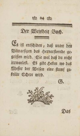 Der Weisheit Buch