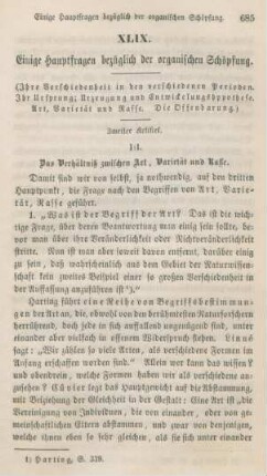 685-706 Einige Hauptfragen bezüglich der organischen Schöpfung : zweiter Artikel