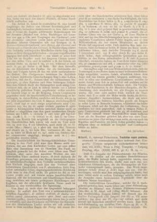 132-136 [Rezension] Hilarii, S., Tractatus super psalmos