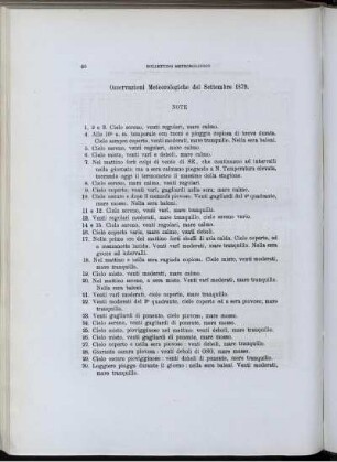 Osservazioni Meteorologiche del Settembre 1879.