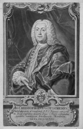 Bildnis Johann Christoph Gottsched