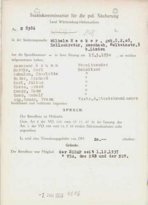 Hecker, Wilhelm