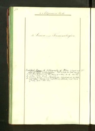 3. Lexica und Terminologien.