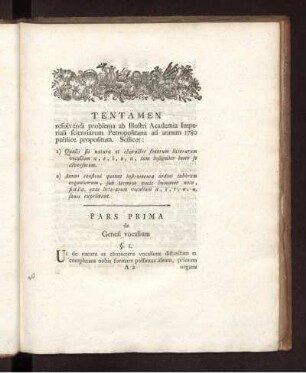 Pars Prima de Genesi vocalium