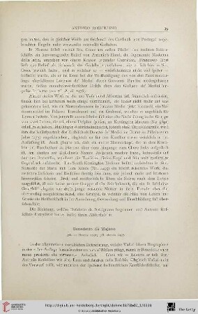 Benedetto da Majano: geb. zu Florenz 1442; gest. ebenda 1497