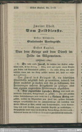 Zweiter Theil. Vom Felddienste