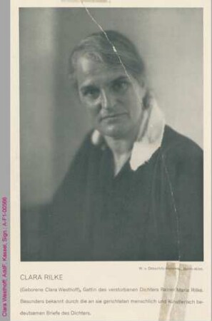 Porträt von Clara Westhoff