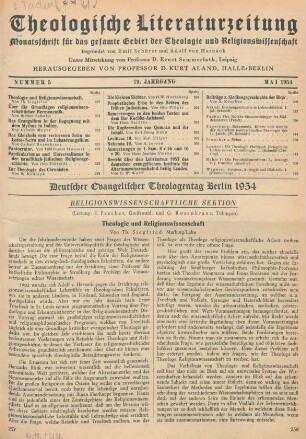 257-268 Theologie und Religionswissenschaft