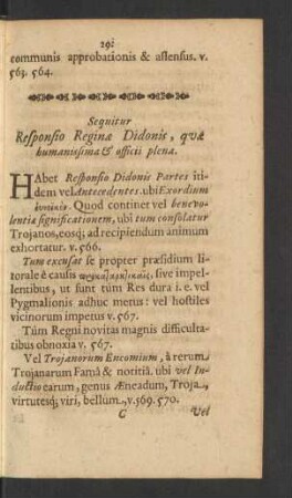 Sequitur Responsio Reginae Didonis ...