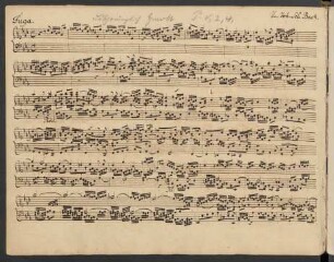 Fantasien und Fugen. Auszüge; cemb; BWV 542/2