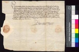 Bürgermeister und Rat von Zittau schreiben an Bürgermeister und Rat von Bautzen, dass ihr Abgesandter auf Anforderung des Landeshauptmanns nach Görlitz gereist sei und sobald sie seinen Bericht haben, würden sie eine Kopie nach Bautzen schicken.