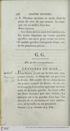 Maitre inconnu