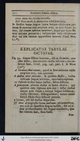 Explicatio Tabulae Octavae.