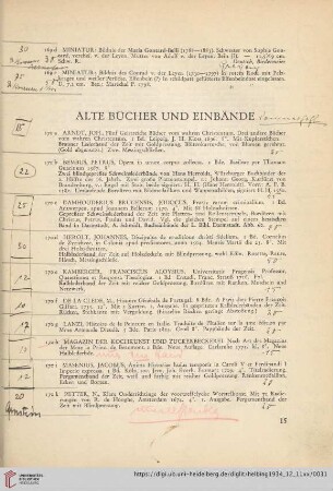 Alte Bücher und Einbände (Nr. 170-170)
