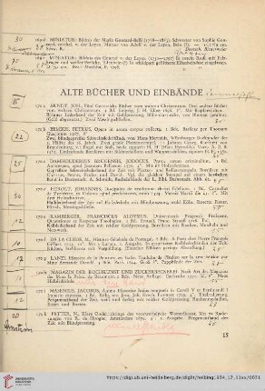 Alte Bücher und Einbände (Nr. 170-170)