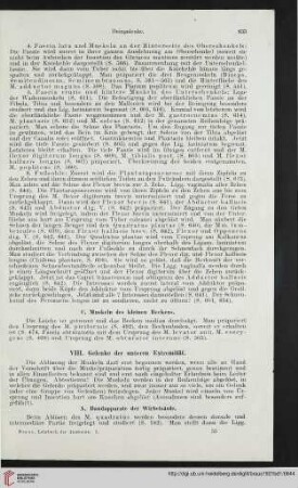VIII: Gelenke der unteren Extremität