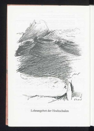 Lehrangebot der Hochschulen