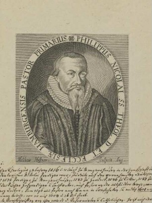Bildnis des Philippvs Nicolai