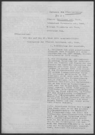 Dettingen/Teck: Pfarrbericht 1934