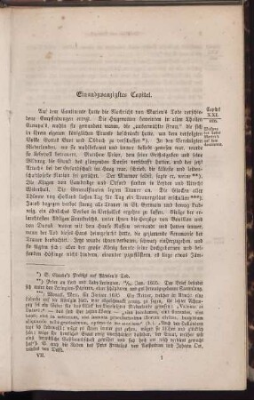 Einundzwanzigstes Capitel.