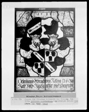 Wappen des Oktavian Schrenckh von Notzing