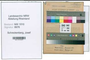 Entnazifizierung Josef Schreckenberg , geb. 07.12.1902 (Handwerker)