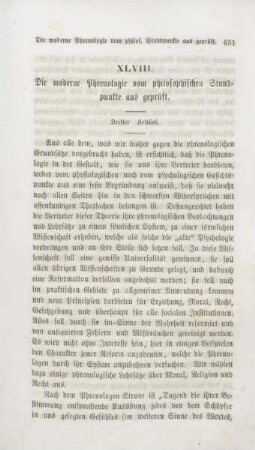 651-667 Die moderne Phrenologie vom philosophischen Standpunkte aus geprüft : dritter Artikel