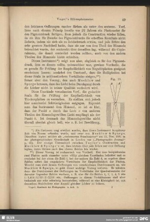 Vogel´s Röhrenphotometer