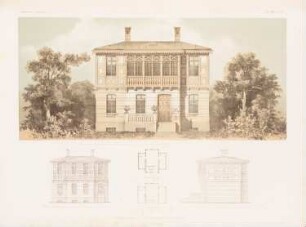 Oranienburger Tor, Berlin: Grundrisse, Ansichten (aus: Architektonisches Skizzenbuch, H. 22, 1855)