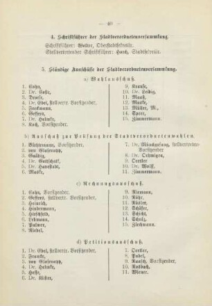 4. Schriftführer der Stadtverordnetenversammlung