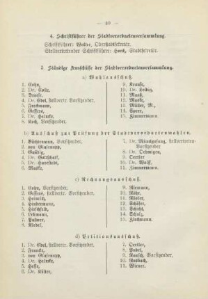 4. Schriftführer der Stadtverordnetenversammlung
