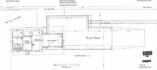 Einsingen: Empfangsgebäude Güterschuppen Rampe Grundriss Erdgeschoß
