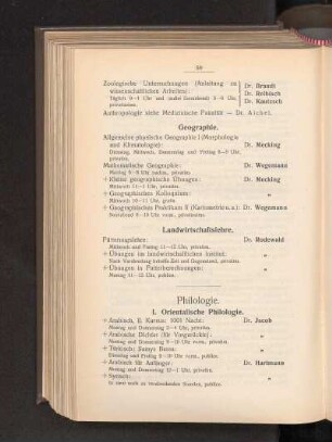 Philologie.